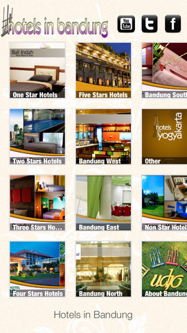 Hotels In Bandung Application For iPad &amp; iPhone